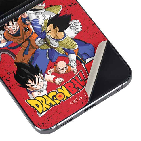 Dragon Ball Z Goku Vs Vegeta Galaxy Z Flip5 5G Skin
